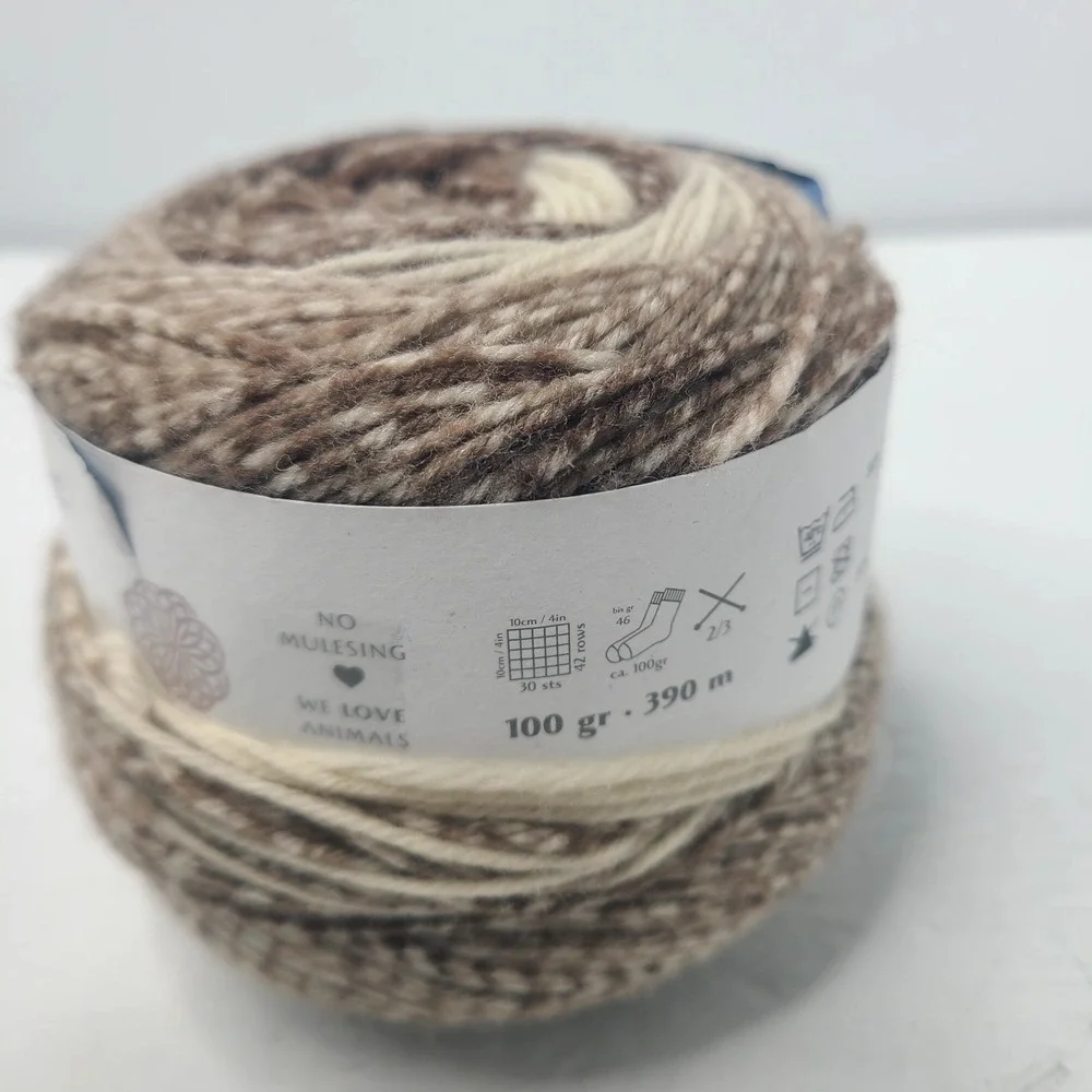 Gedifra Lana Mia Merino Blend Sock Yarn Color 952 100g 380m‎ Italy